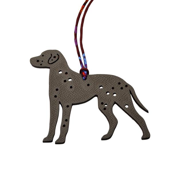 HERMES（エルメス） プティアッシュ (ダルメシアン) チャーム レザー