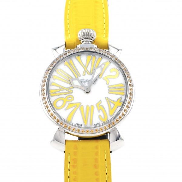 ガガミラノ GaGa MILANO 6025.06 マヌアーレ35 ストーン クォーツ レディース 極美品 _947070 GaGa MILANO（ガガミラノ） マヌアーレ 35mm ストーン 6025.06
