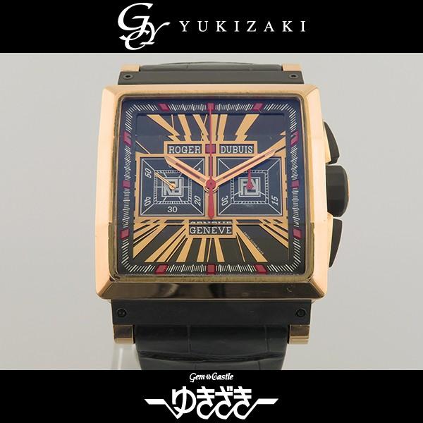 ロジェ デュブイ キングスクエア クロノグラフ ブランド買うならブランドオフ 世界限定本 腕時計 メンズ ブラック文字盤 Ks40 78 51 00