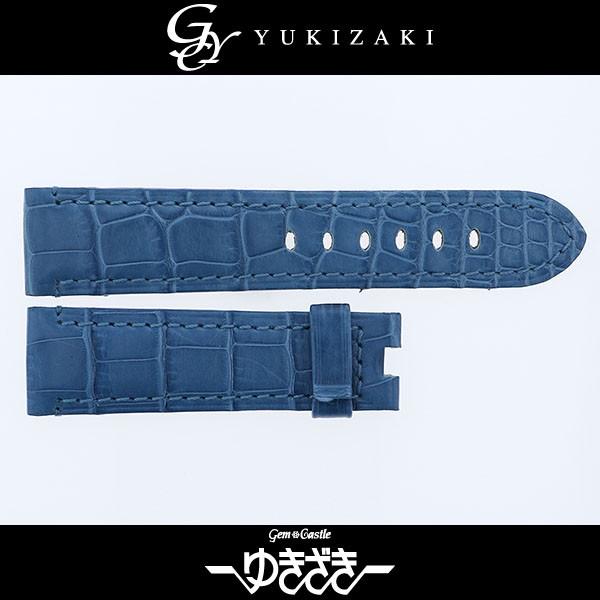 純正ストラップ パネライ 40mmdバックル用 ブルー メンズ 腕時計替えベルト 新品 Purrworld Com