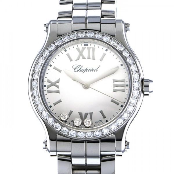 スワンドール•*¨*•.¸♬︎ Chopard ショパール ハッピースポーツ 278590-3004 シルバー文字