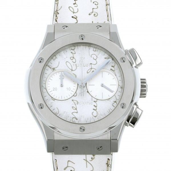 ウブロ Hublot クラシックフュージョン クロノグラフ ベルルッティ スクリット フラットビアンコ 521 Ne 050w Vr Jber18 ホワイト文字盤 中古 腕時計 メンズ W187896 ジェムキャッスルゆきざき 通販 Yahoo ショッピング