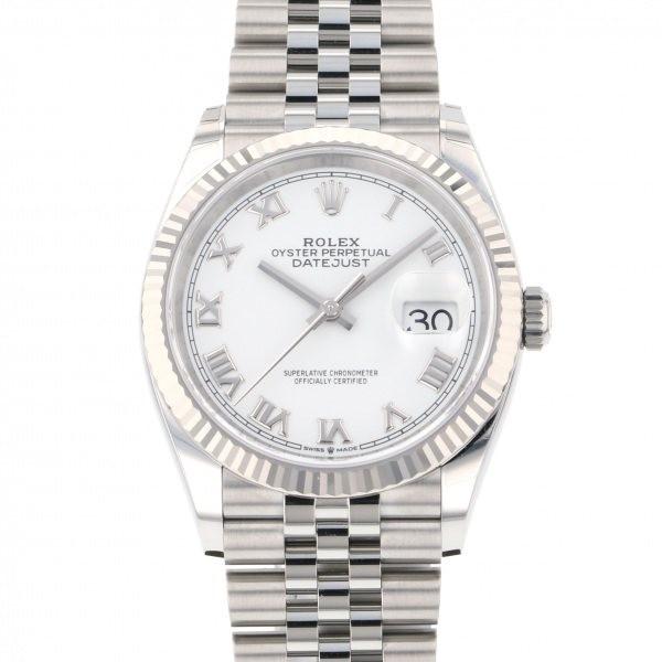 ロレックス ROLEX デイトジャスト 36 126234 ホワイトローマ文字盤 新品 腕時計 メンズ