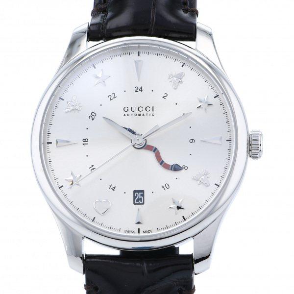 GUCCI グッチ Gタイムレス YA126332 シルバー文字盤 新品 腕時計
