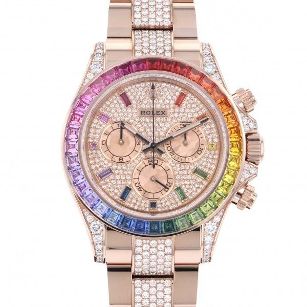 ロレックス ROLEX デイトナ レインボー パヴェダイヤ 116595RBOW 全面ダイヤ文字盤 新品 腕時計 メンズ