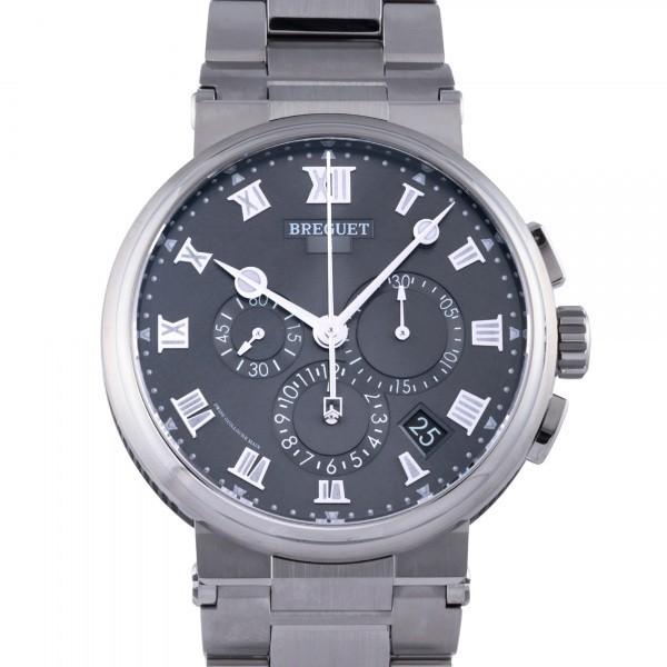 ブレゲ Breguet マリーン クロノグラフ 5527TI/G2/TW0 グレー文字盤 新品 腕時計 メンズ