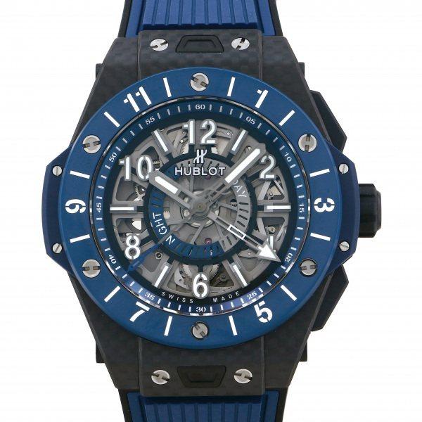 ひろ3本セット ビッグバン ウブロ HUBLOT ウニコ GMT カーボン ブルーセラミック 471