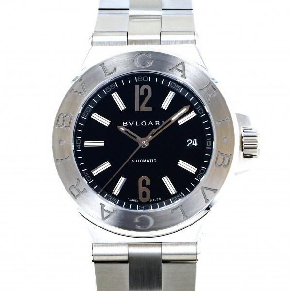2024春大特価セール！ ブルガリ BVLGARI ディアゴノ 新品 ブラック文字盤 DG40BSSD ディアゴノ