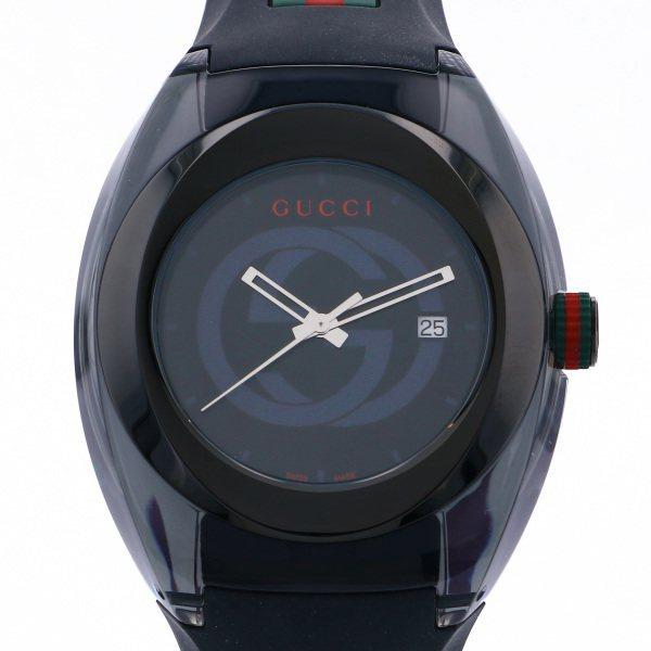GUCCI（グッチ） シンク YA137107A ブラック文字盤 新品 腕時計 メンズ
