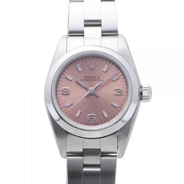 ロレックス Rolex オイスターパーペチュアル ピンク文字盤 中古 腕時計 レディース W6143 ジェムキャッスルゆきざき 通販 Yahoo ショッピング
