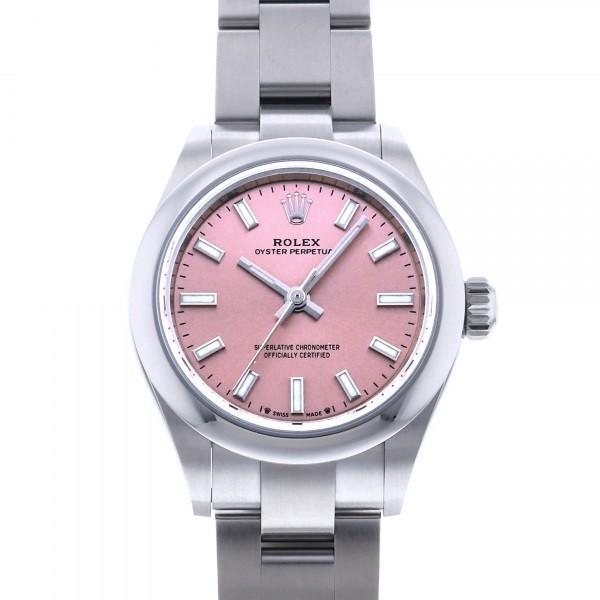 ロレックス ROLEX オイスターパーペチュアル 28 276200 ピンク文字盤 未使用 腕時計 レディース
