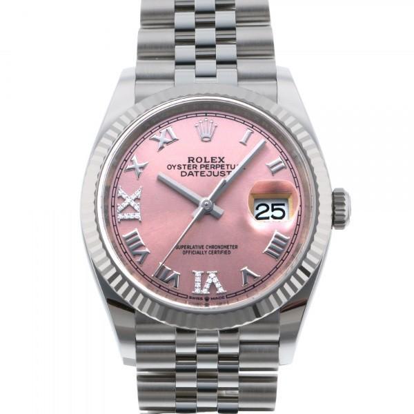 ロレックス ROLEX デイトジャスト 36 126234 ピンクローマ(IXダイヤ)文字盤 新品 腕時計 メンズ
