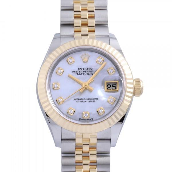 デイトジャスト ロレックス ROLEX 28 279173NG ホワイト/10PD