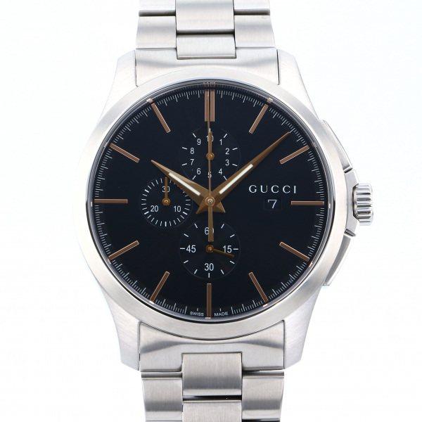 グッチ時計G-タイムレス クロノグラフ メンズ YA126272 GUCCI（グッチ） GUCCI Gタイムレス クロノグラフ YA126272 ブラック
