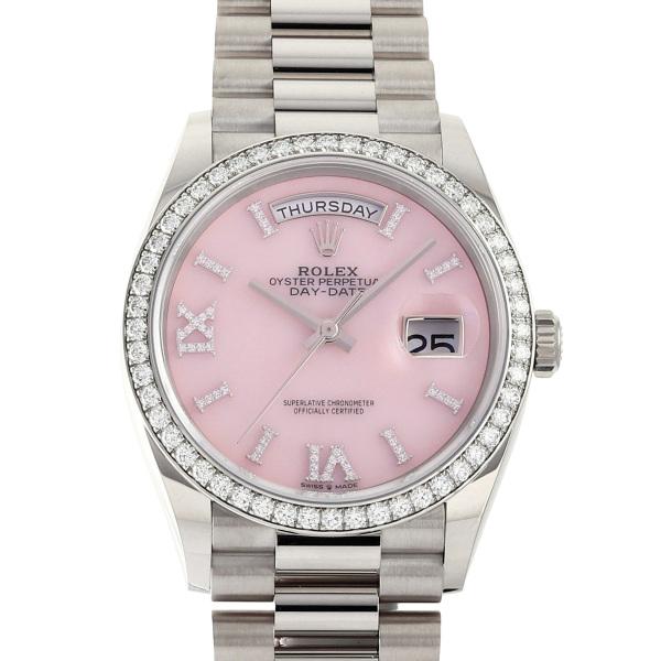 デイデイト ロレックス ROLEX 36 128349RBR ピンクローマ（VI・IX