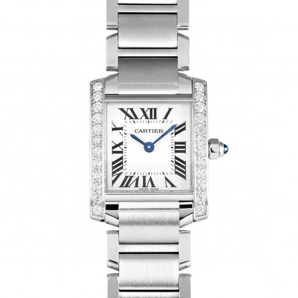 カルティエ Cartier タンク フランセーズ SM ウォッチ W4TA0008 シルバー文字盤 新品 腕時計 レディース