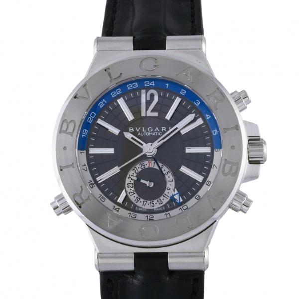 2024春大特価セール！ ブルガリ BVLGARI ディアゴノ グレー文字盤 DG40C14SLDGMT GMT ディアゴノ