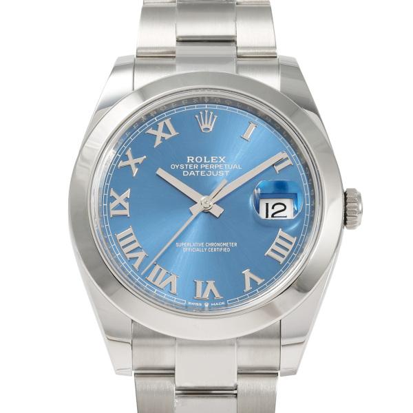 デイトジャスト ロレックス ROLEX 41 126300 アズーロブルー/ローマ