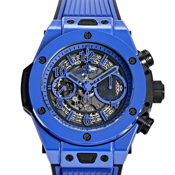 ビッグバン ウブロ HUBLOT ウニコ ブルーマジック 世界限定500本 411 