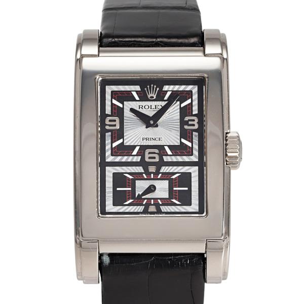 チェリーニ ロレックス ROLEX プリンス 5443/9 ブラック/シルバー文字