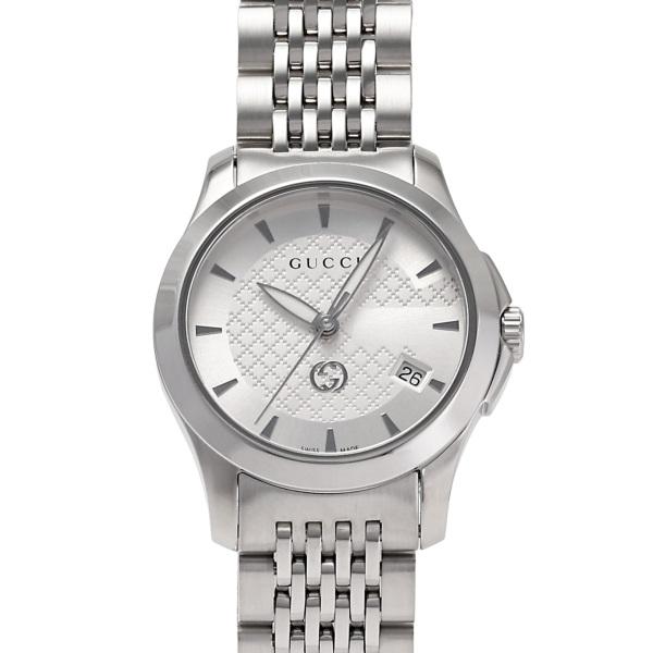 GUCCI グッチ Gタイムレス YA1265028 シルバー文字盤 新品 腕時計 
