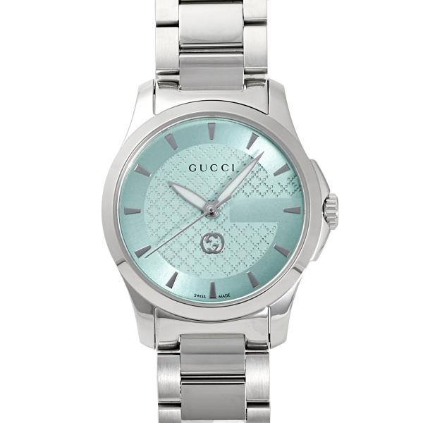 GUCCI グッチ Gタイムレス YA1265051 ターコイズブルー文字盤 新品 