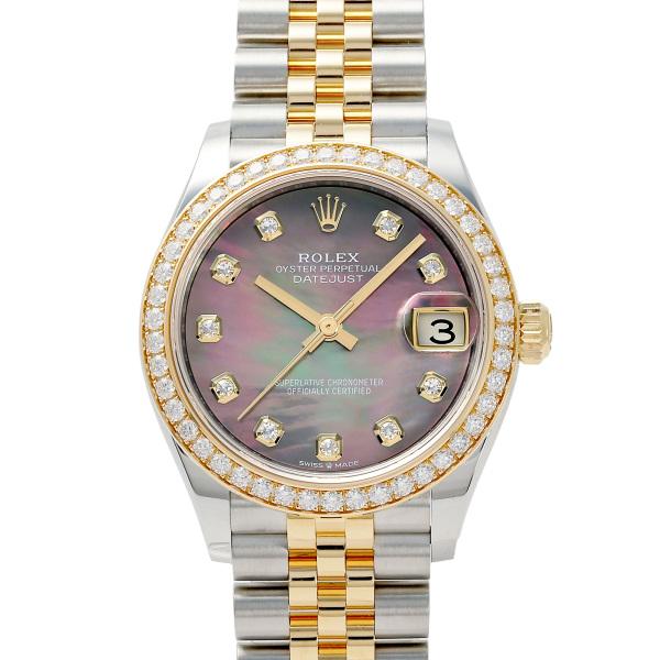 デイトジャスト ロレックス ROLEX 31 278383RBR ブラック/10PD文字盤