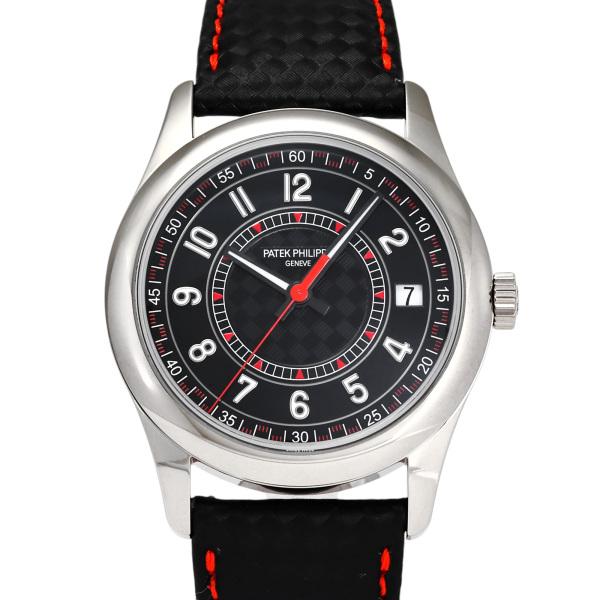 カラトラバ パテック・フィリップ PATEK PHILIPPE 6007G-010 ブラック