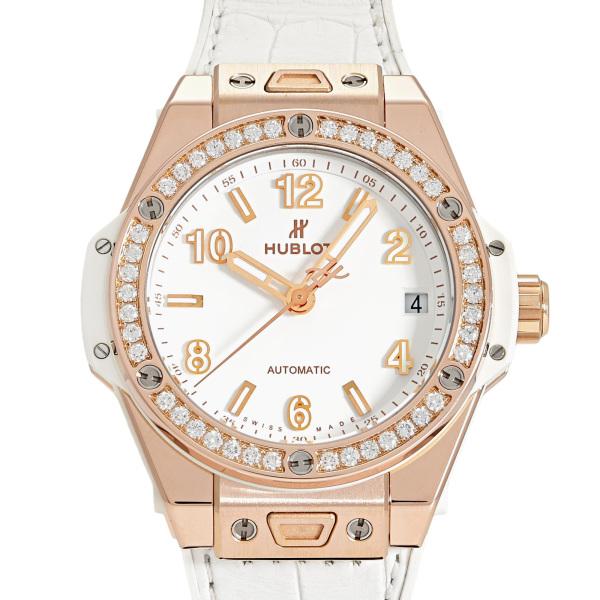 ビッグバン ウブロ HUBLOT ワンクリック キングゴールド ホワイト