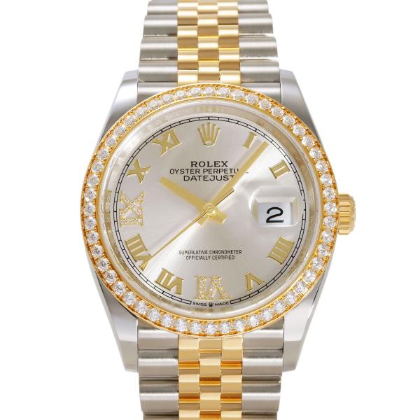 デイトジャスト ロレックス ROLEX 36 126283RBR シルバーローマ(VI・IX