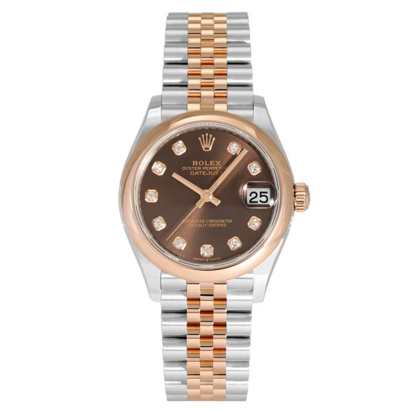 ロレックス ROLEX デイトジャスト31　スレート 278241 SS/K18PG 自動巻き レディース 腕時計 ロレックス ROLEX デイトジャスト31 スレート 278241 SS/K18PG 自動
