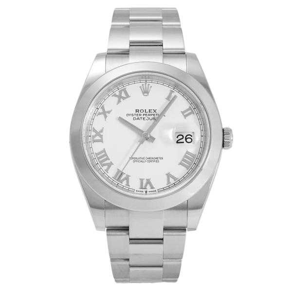 デイトジャスト ロレックス ROLEX 41 126300 ホワイトローマ文字盤