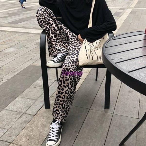 ヒョウ柄 レオパード アニマル柄 パンツ ワイドパンツ ボトムス ズボン レディース ファッション おしゃれ かわいい カジュアル ママファッション Im 24tcvom Gcentral 通販 Yahoo ショッピング