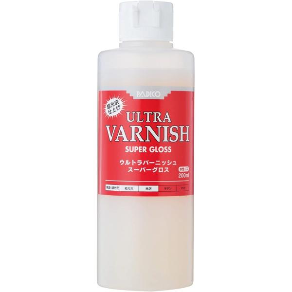 他サイト： ウルトラバーニッシュ スーパーグロス 303223 パジコ PADICO 仕上げ材 ニス 水性ニス 粘土の商品画像