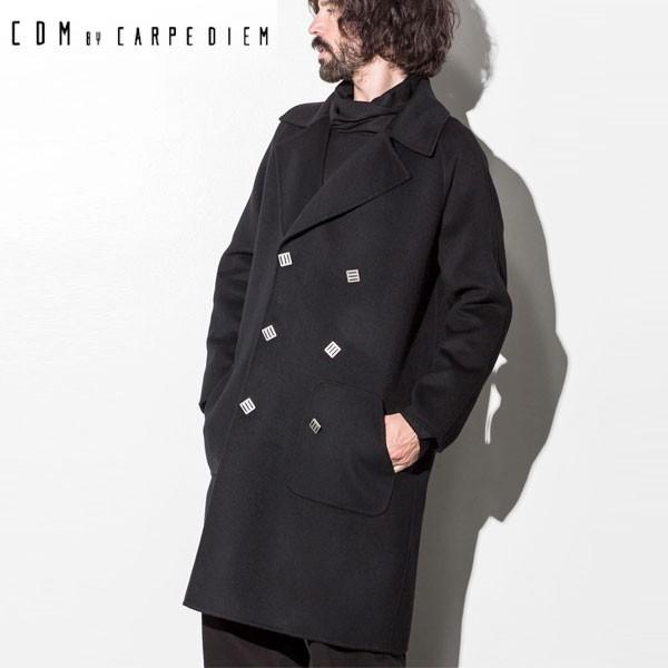 Cdm By Carpediem シーディーエム バイ カルペディエム カシミヤブレンドダブルフェイスウールコート Cso 3 ブラック コート メンズ Cdm0001cotbk Gcj Shop 通販 Yahoo ショッピング