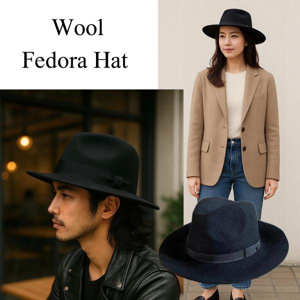 ヴィヴィアンウエストウッド ウール素材 中折れ帽子