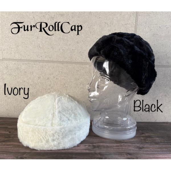 【最短当日発送】 2色展開 特価 帽子 ファー ロールキャップ フィッシャーマン オールファー ふわふわ ニット帽 キャップ 秋 冬 男女 【複数ご購入送料無料】