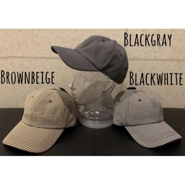 帽子 千鳥 キャップ ローキャップ カーブキャップ オールシーズン シンプル トレンド メンズ レディース チドリ CAP 【店内商品２点以上ご購入で送料無料】
