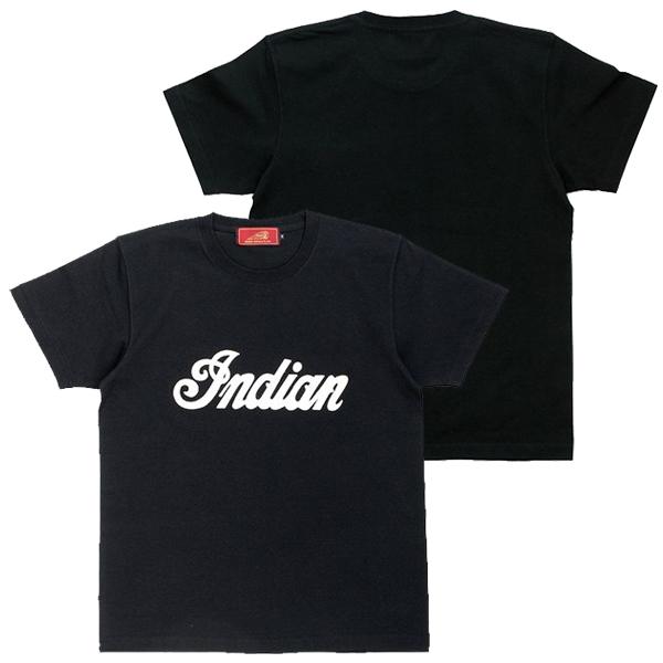 INDIAN MOTOCYCLE（インディアンモトサイクル） 半袖 フェルト 刺繍 T