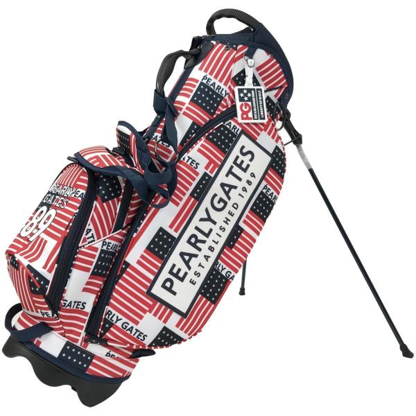 パーリーゲイツ PEARLY GATES 星条旗総柄 キャディバッグ :0000626739