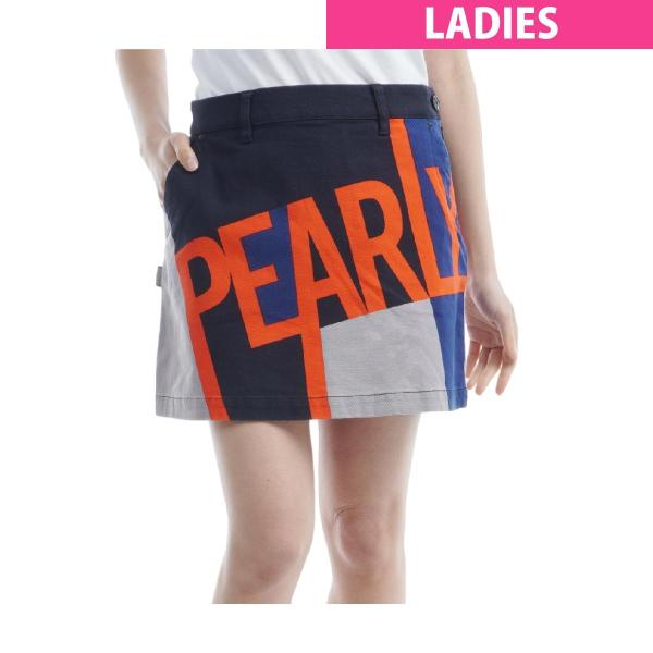 PEARLY GATES 黒 プリントロゴ スカート PEARLY GATES（パーリーゲイツ）の「【PEARLY GATES】SPX