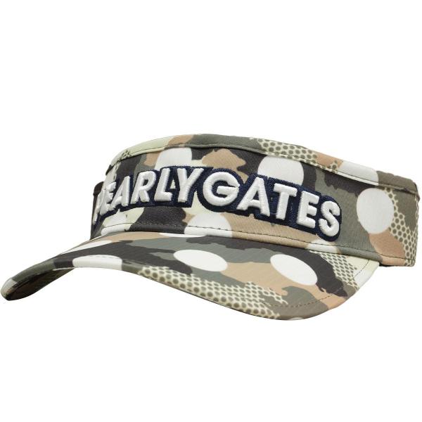 パーリーゲイツ PEARLY GATES カモ柄サンバイザー :0000669020
