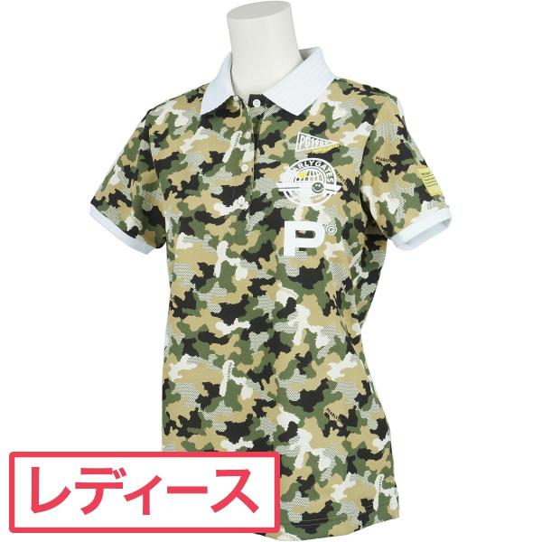 パーリーゲイツ PEARLY GATES ディライト カモ柄半袖ポロシャツ