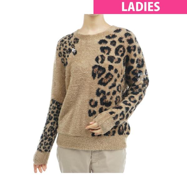 パーリーゲイツ ニットセーター チェック ブラックウォッチ 茶色 ブラウン