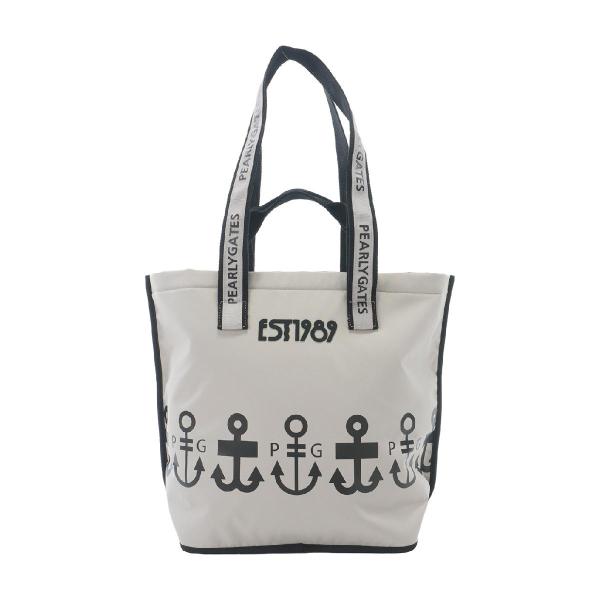 PEARLY GATES パーリーゲイツ ロゴアンカー柄 ロッカーバッグ