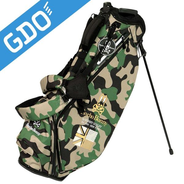 Psycho Bunny（サイコバニー） カモ スタンドキャディバッグ PBMG7SC4