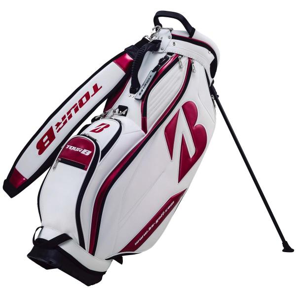 週末限定【新品】完売、TOUR-B 白、超軽量キャディバッグ TOURSTAGE ブリヂストン TOUR B スタンドキャディバッグ : GDOゴルフ