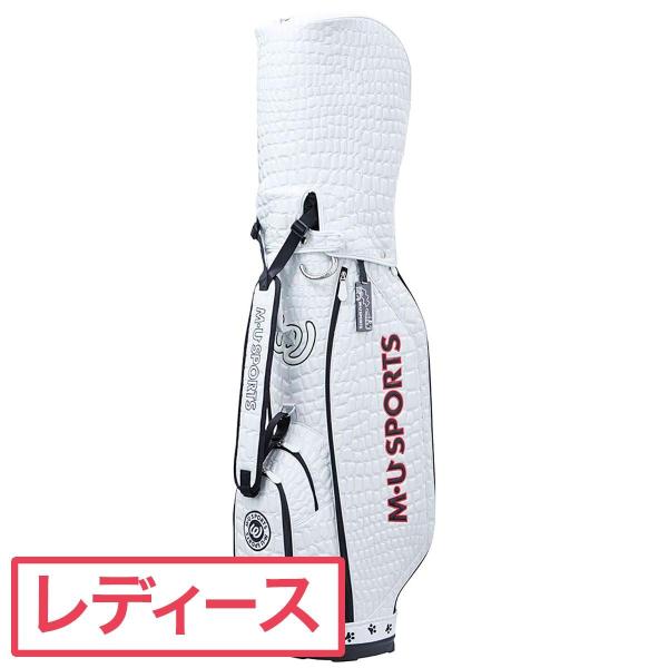 MUスポーツ M.U SPORTS クロコ型キャディバッグ レディス : GDOゴルフ