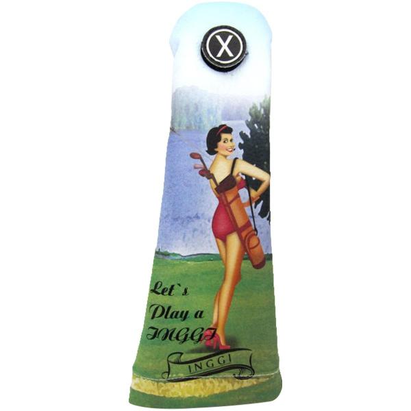 Sunday インギ INGGI PINUP GIRL ヘッドカバー UT用 : GDOゴルフ 