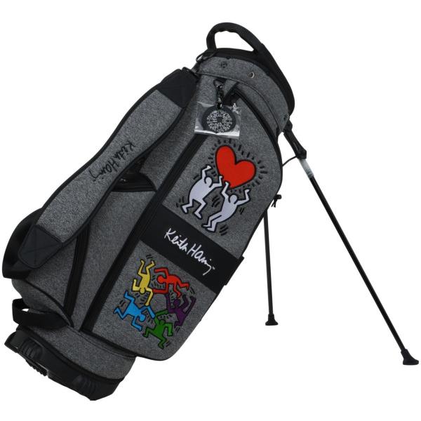 キースヘリング キャディバック スタンドバック Keith Haring（キース ヘリング） スタンドキャディバッグ : GDOゴルフ